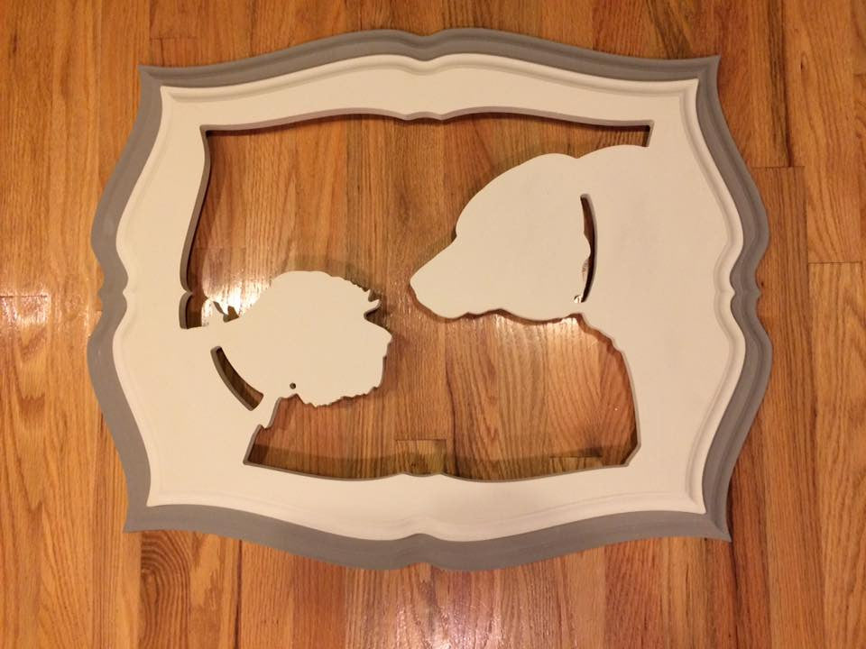 Paint on Paint Silhouettes