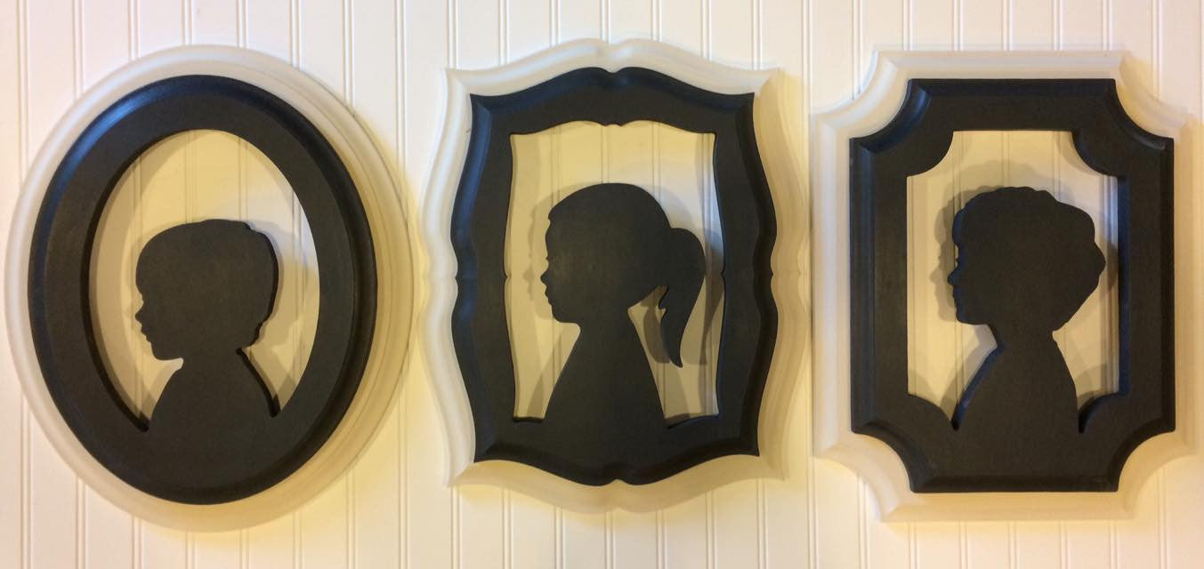 Paint on Paint Silhouettes