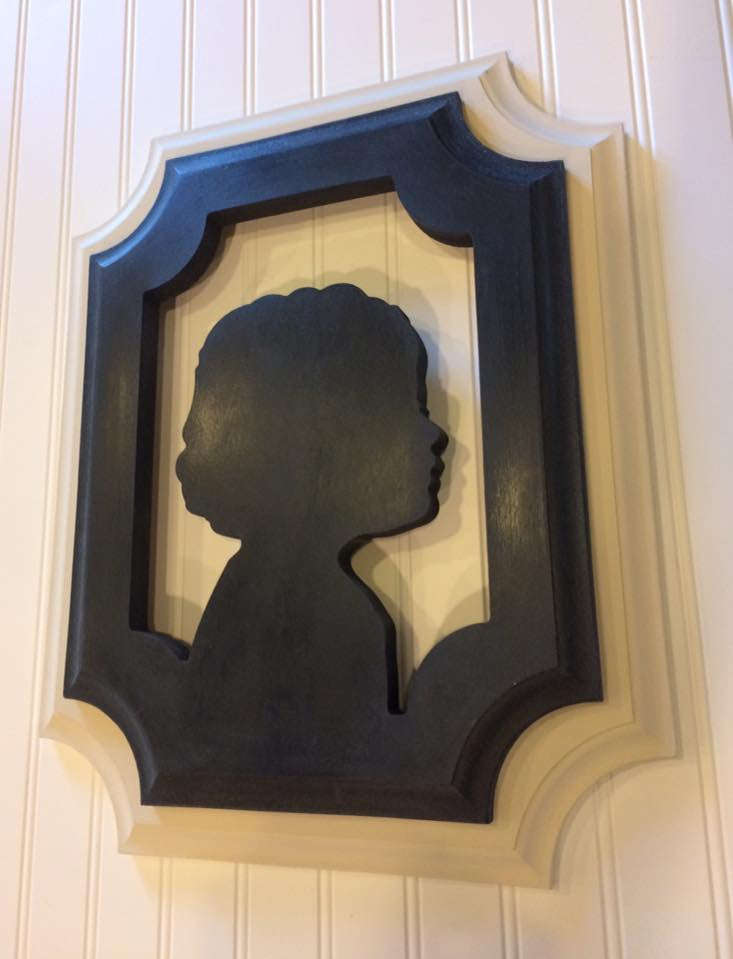 Paint on Paint Silhouettes