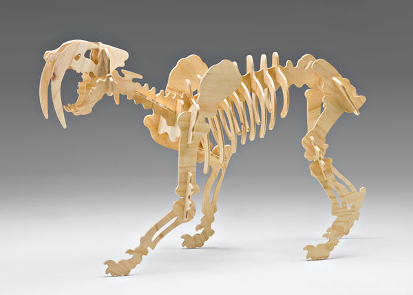 Saber Tooth Tiger 3D Wooden Puzzle
